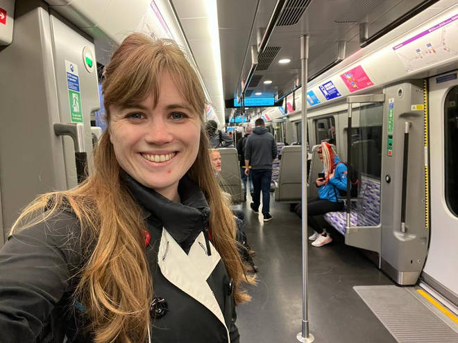 LBC's Rachael Venables was one of the first to take a trip on the Elizabeth Line