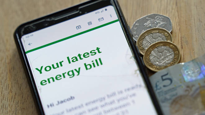 An illustration of an online energy bill