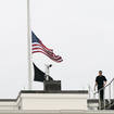 An American flag flies at half-mast at the White House in Washington, to honour the victims of the mass shooting at Robb Elementary School in Uvalde, Texas