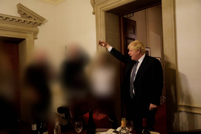 November 13 2020; a gathering in No10 Downing Street on the departure of a special adviser.