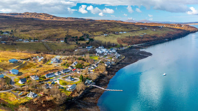 The Isle of Skye in northwest Scotland