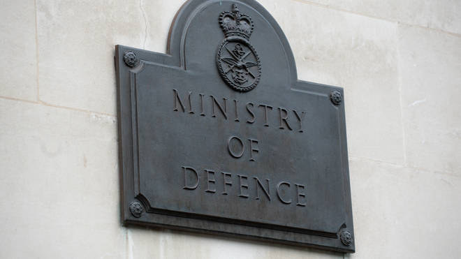 A view of signage for the Ministry of Defence in Westminster, London (Kirsty O'Connor/PA)