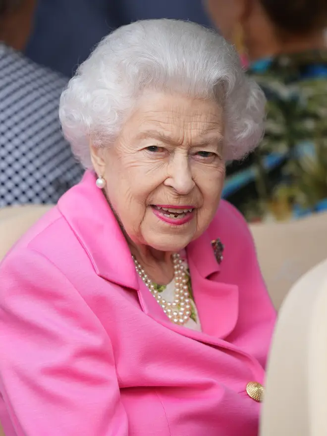 The Queen at the Chelsea Flower Show.
