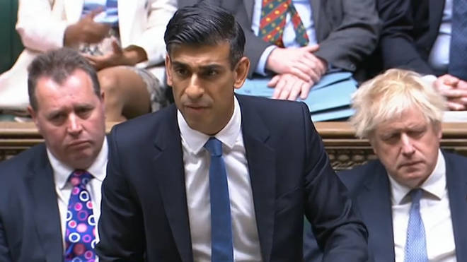 Chancellor Rishi Sunak making a statement in the House of Commons, London, on the cost-of-living crisis
