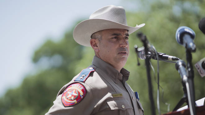 Texas Ranger Victor Escalon said there was no armed guard at the school