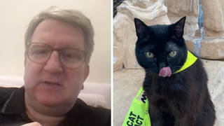 Ian Fenn is taking Sainsbury's to court after the supermarket giant refused access to his assistance cat Chloe.
