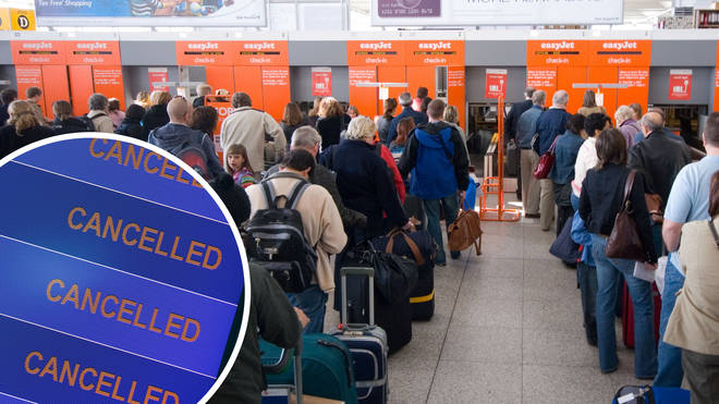 EasyJet has cancelled hundreds of flights due to travel disruption