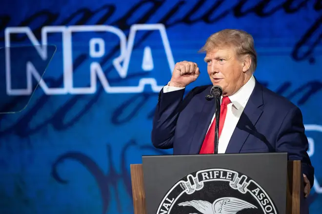 Mr Trump told a crowd at the NRA that tighter gun laws were not the solution