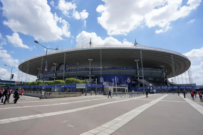 The match will take place at the Stade de France on Saturday