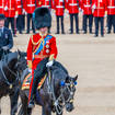 The Duke of Cambridge, Colonel of the Irish Guards, carries out the Colonel's Review at Horse Guards Parade