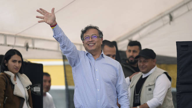 Presidential candidate Gustavo Petro