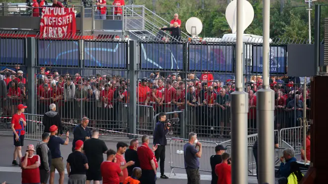 Fans waited for hours to gain access to ground