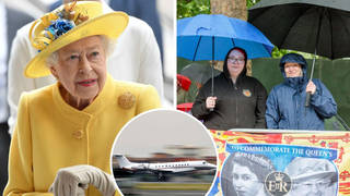 The Queen's jet had to abandon landing as it took her to London for her jubilee