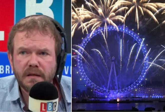 James O'Brien had this entertaining conversation about London's fireworks