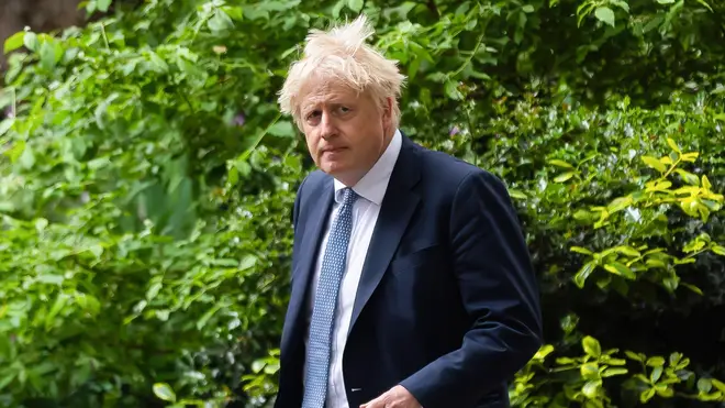 Boris Johnson said it would not be “responsible right now" to quit as PM