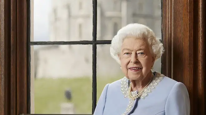 The Queen pictured at Windsor Castle.