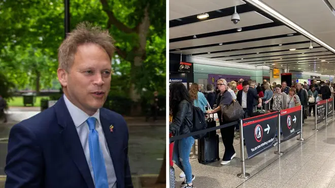 Transport Secretary Grant Shapps has today warned aviation industry heads to end the 'heartbreaking' scenes at airports following flight cancellations.