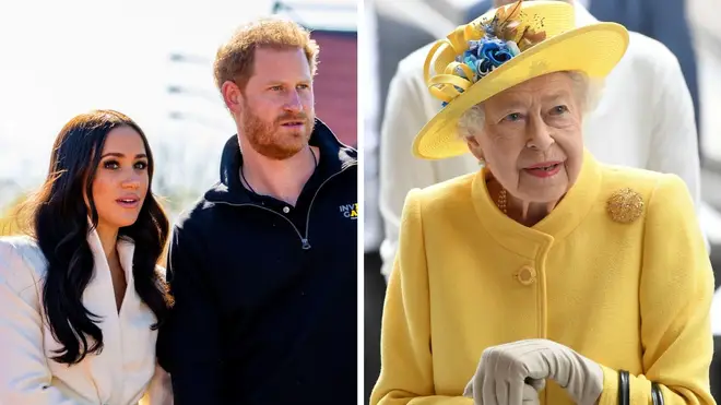 The Queen sent vehicles to pick up Harry and Meghan