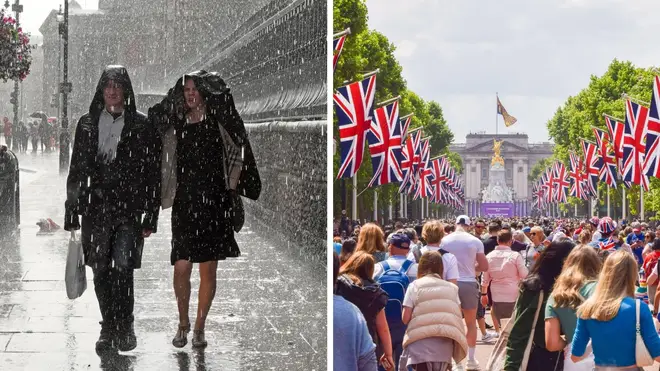 Downpours could halt jubilee celebrations for some Brits
