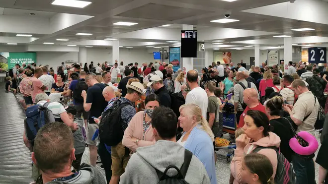 Travellers have been left waiting hours for their luggage