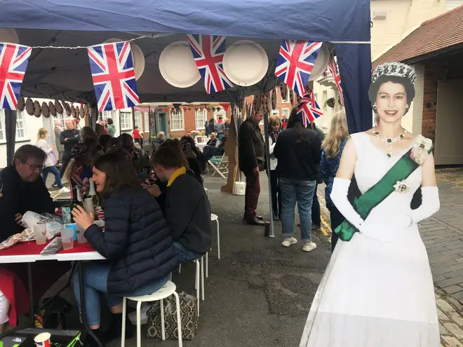 A street party in St Albans went all-out on the decorations