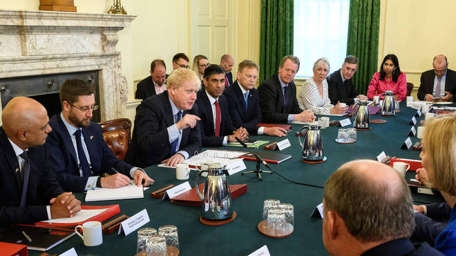 Boris Johnson in Cabinet
