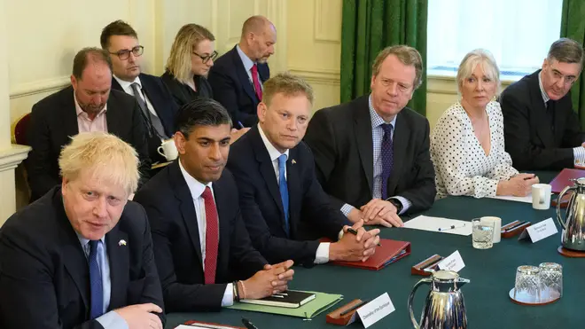 The Cabinet met on Tuesday morning after Boris Johnson's survival