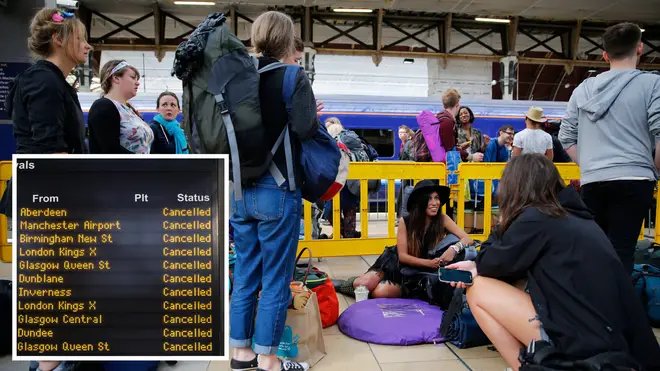 A Tube strike caused misery for Londoners yesterday
