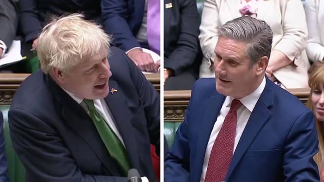 Sir Keir and Boris faced off in the first PMQs since the no confidence vote