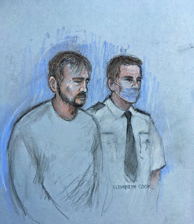 Collin Reeves in the dock at Taunton Magistrates' Court  in November 2021