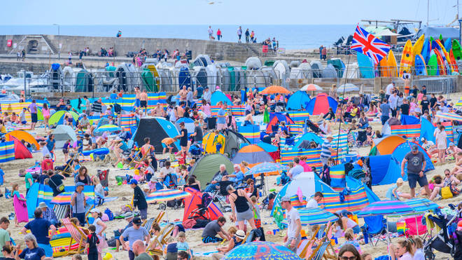 Temperatures over 30C will drive Brits to the beach