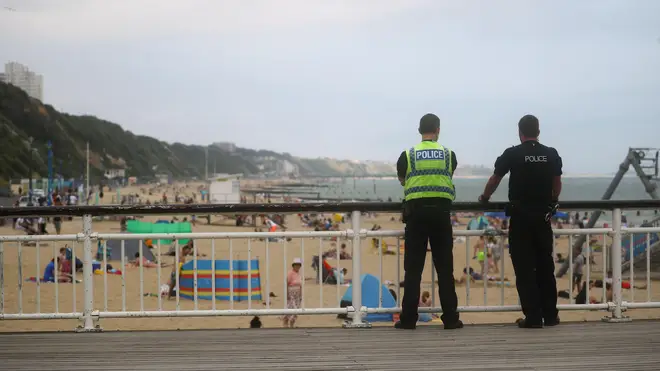 A teenager has been arrested after a 15-year-old girl alleged she was raped in the sea off Bournemouth beach