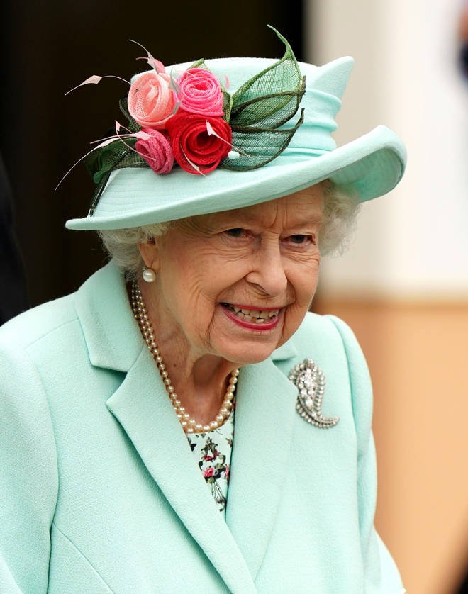 The Queen pictured at Royal Ascot in 2021.