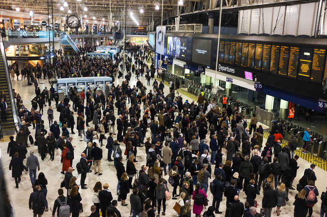 People are being advised to avoid train travel if they can