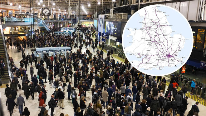 Britain will see the biggest rail strikes since 1989. Which train lines will be in service?