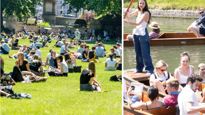 People enjoyed soaring temperatures this week, and the mercury is set to reach 34C tomorrow