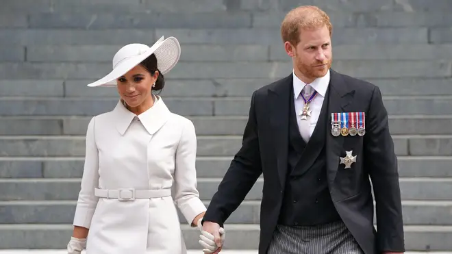 Meghan and Harry back in the UK for Queen's Platinum Jubilee