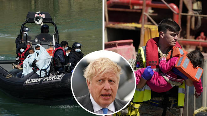 Priti Patel&squot;s year-long pilot has been slammed as being "draconian" but Boris Johnson said it will stop migrants "vanishing" into the country.