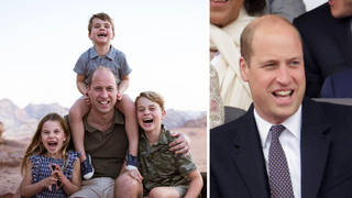 Prince William shares adorable photo with his children Prince George, Princess Charlotte and Prince Louis.