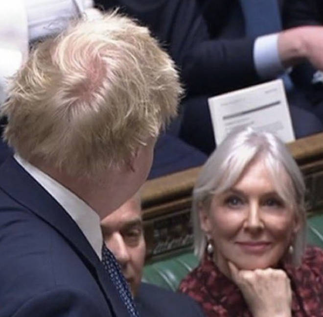 Nadine spoke out about this meme of her gazing at the PM saying "I don't fancy him"