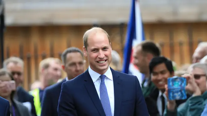 Prince William is second in line to the throne