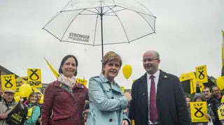 Nicola Sturgeon campaigns with Patrick Grady a year after the sexual harassment incident had been reported.