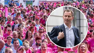 Jeremy Hunt will be participating in the race for life.