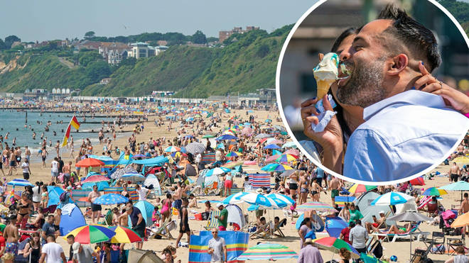 Brits enjoy last week's hot weather