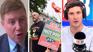 RMT boss declares rail strikes are 'absolutely' a class struggle