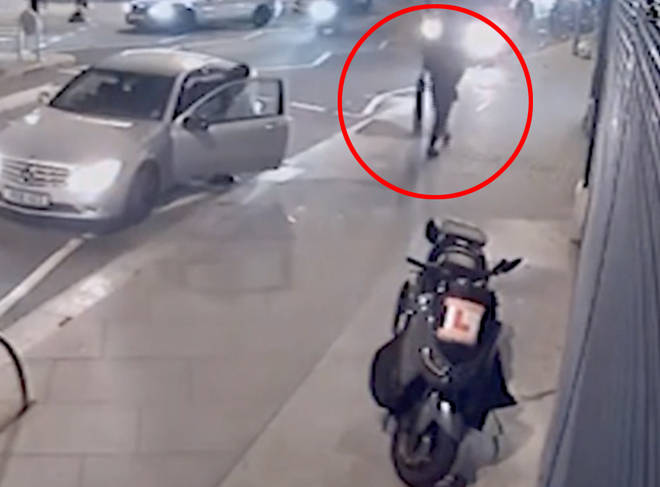 CCTV was shared of the incident.