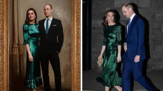 Kate and William have released their first official portrait.
