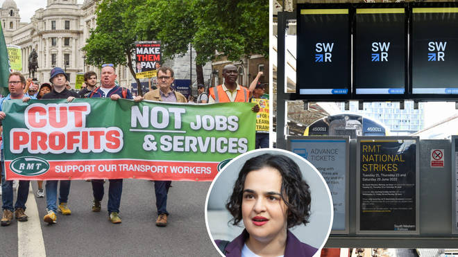 Nadia Whittome has donated £2,000 to the RMT strike fund