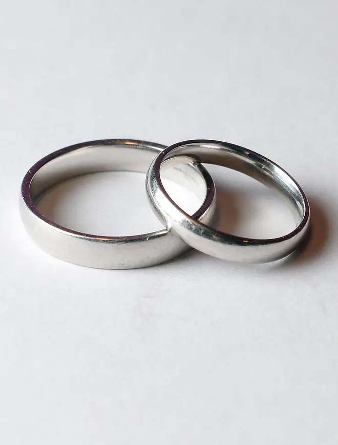 A pair of wedding rings
