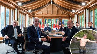 'Let's show Putin our pecs': G7 leaders mock Russian leader for his topless pics
